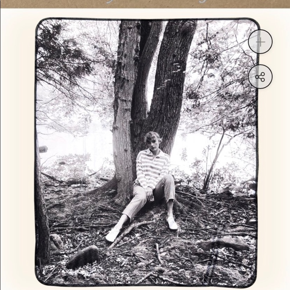 Taylor swift folklore blanket